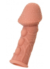 Насадка на фаллос с пузыриками, венками и ребристостью KOKOS Extreme Sleeve 09 - 12,7 см. - KOKOS - в Златоусте купить с доставкой