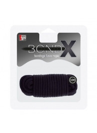 Черная веревка для связывания BONDX LOVE ROPE - 10 м. - Dream Toys - купить с доставкой в Златоусте