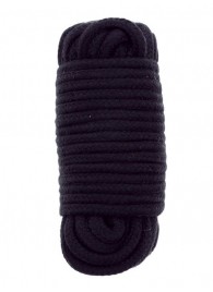 Черная веревка для связывания BONDX LOVE ROPE - 10 м. - Dream Toys - купить с доставкой в Златоусте