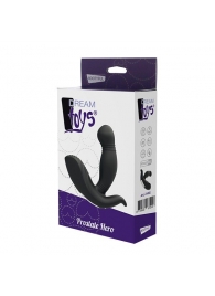 Черный вибромассажер простаты PROSTATE HERO - Dream Toys - в Златоусте купить с доставкой