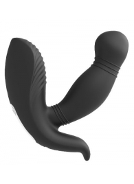 Черный вибромассажер простаты PROSTATE HERO - Dream Toys - в Златоусте купить с доставкой