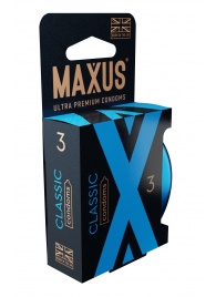 Классические презервативы в железном кейсе MAXUS Classic - 3 шт. - Maxus - купить с доставкой в Златоусте