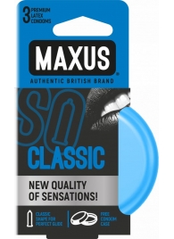 Классические презервативы в железном кейсе MAXUS Classic - 3 шт. - Maxus - купить с доставкой в Златоусте