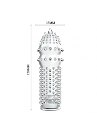 Закрытая прозрачная насадка Crystal sleeve - 14,2 см. - Erowoman-Eroman - в Златоусте купить с доставкой