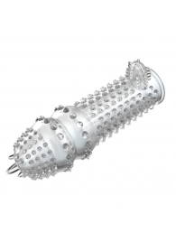 Закрытая прозрачная насадка Crystal sleeve - 14,2 см. - Erowoman-Eroman - в Златоусте купить с доставкой