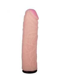 Черный пояс-трусики с насадкой  Гламур Dana  - 15,5 см. - LOVETOY (А-Полимер) - купить с доставкой в Златоусте