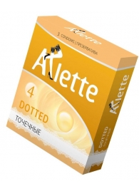 Презервативы Arlette Dotted с точечной текстурой - 3 шт. - Arlette - купить с доставкой в Златоусте