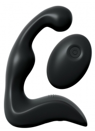Черный вибромассажер простаты с пультом ДУ Control P-Spot Pro - Pipedream - в Златоусте купить с доставкой