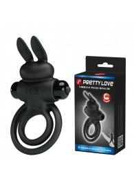 Черное эрекционное кольцо с вибростимуляцией клитора Vibrant Penis Ring III - Baile - в Златоусте купить с доставкой