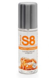 Смазка на водной основе S8 Flavored Lube со вкусом соленой карамели - 125 мл. - Stimul8 - купить с доставкой в Златоусте