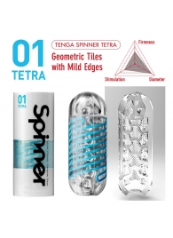 Мастурбатор SPINNER Tetra - Tenga - в Златоусте купить с доставкой