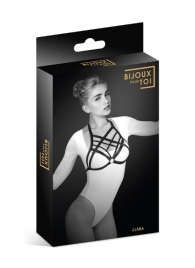 Черная упряжь на грудь Clara - Bijoux Pour Toi - купить с доставкой в Златоусте