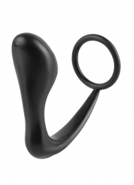 Эрекционное кольцо с анальной пробкой Ass-Gasm Cockring Plug - Pipedream - в Златоусте купить с доставкой