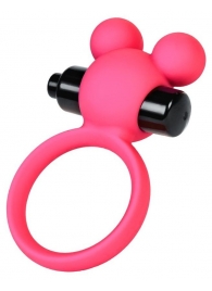 Розовое виброкольцо на пенис A-Toys - A-toys - в Златоусте купить с доставкой