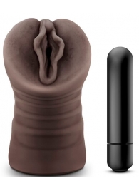 Коричневый мастурбатор-вагина Alexis - Blush Novelties - в Златоусте купить с доставкой