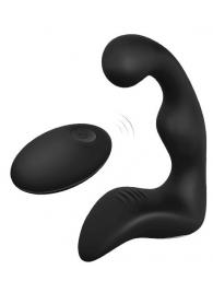 Черный вибромассажер простаты REMOTE BOOTY PLEASER - Dream Toys - в Златоусте купить с доставкой