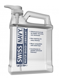 Канистра лубриканта Swiss Navy Water Based Lube на водной основе - 3,8 л. - Swiss navy - купить с доставкой в Златоусте