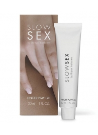 Гель для мастурбации с ароматом кокоса Slow Sex Finger Play Gel - 30 мл. - Bijoux Indiscrets - купить с доставкой в Златоусте