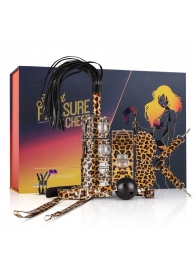 Леопардовый эротический набор Wicked Wildcat - Secret Pleasure Chest - купить с доставкой в Златоусте