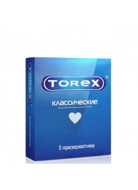 Гладкие презервативы Torex  Классические  - 3 шт. - Torex - купить с доставкой в Златоусте