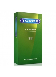 Текстурированные презервативы Torex  С точками  - 12 шт. - Torex - купить с доставкой в Златоусте