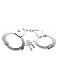 Металлические наручники Beginner s Metal Cuffs - Pipedream - купить с доставкой в Златоусте