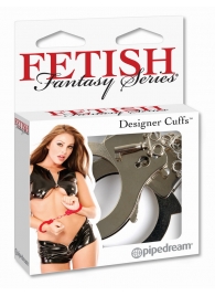 Металлические серебристые наручники Designer Metal Handcuffs - Pipedream - купить с доставкой в Златоусте