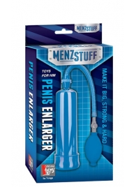 Синяя вакуумная помпа MENZSTUFF PENIS ENLARGER - Dream Toys - в Златоусте купить с доставкой
