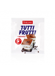 Пробник гель-смазки Tutti-frutti со вкусом тирамису - 4 гр. - Биоритм - купить с доставкой в Златоусте