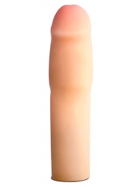 Телесная насадка-удлинитель на пенис PERFORMANCE 1.5INCH COCK XTENDER - 16 см. - Blush Novelties - в Златоусте купить с доставкой