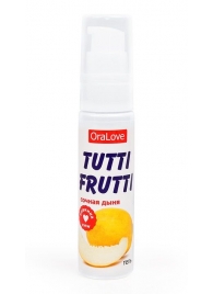 Гель-смазка Tutti-frutti со вкусом сочной дыни - 30 гр. - Биоритм - купить с доставкой в Златоусте