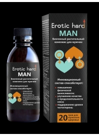 Мужской биогенный концентрат для усиления эрекции Erotic hard Man - 250 мл. - Erotic Hard - купить с доставкой в Златоусте