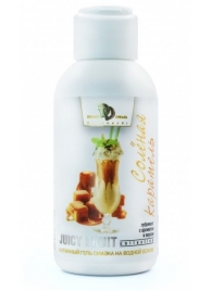 Интимный гель-смазка JUICY FRUIT с ароматом солёной карамели - 100 мл. - БиоМед - купить с доставкой в Златоусте