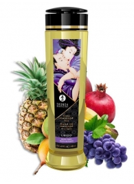 Массажное масло Libido Exotic Fruits с ароматом экзотических фруктов - 240 мл. - Shunga - купить с доставкой в Златоусте