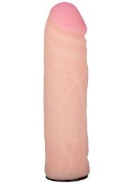Пояс-трусики с насадкой Glamour Silver - 15,5 см. - LOVETOY (А-Полимер) - купить с доставкой в Златоусте
