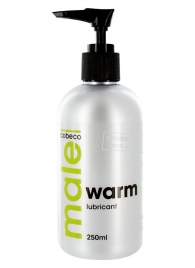 Лубрикант с согревающим эффектом MALE Cobeco Warm Lubricant - 250 мл. - Cobeco - купить с доставкой в Златоусте