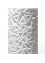 Белый 3D мастурбатор PILE - Tenga - в Златоусте купить с доставкой