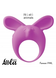 Фиолетовое эрекционное кольцо Fennec Phil - Lola Games - в Златоусте купить с доставкой