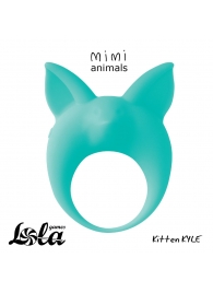 Зеленое эрекционное кольцо Kitten Kyle - Lola Games - в Златоусте купить с доставкой