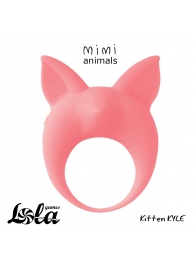 Оранжевое эрекционное кольцо Kitten Kyle - Lola Games - в Златоусте купить с доставкой