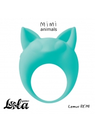 Зеленое эрекционное кольцо Lemur Remi - Lola Games - в Златоусте купить с доставкой