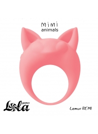 Оранжевое эрекционное кольцо Lemur Remi - Lola Games - в Златоусте купить с доставкой
