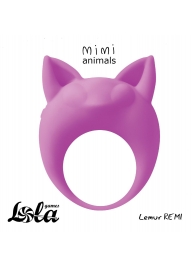 Фиолетовое эрекционное кольцо Lemur Remi - Lola Games - в Златоусте купить с доставкой