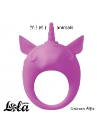 Фиолетовое эрекционное кольцо Unicorn Alfie - Lola Games - в Златоусте купить с доставкой