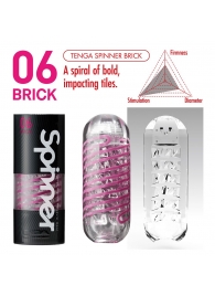 Мастурбатор SPINNER Brick - Tenga - в Златоусте купить с доставкой