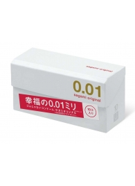 Супер тонкие презервативы Sagami Original 0.01 - 10 шт. - Sagami - купить с доставкой в Златоусте