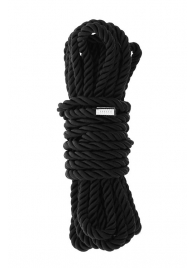 Черная веревка для шибари DELUXE BONDAGE ROPE - 5 м. - Dream Toys - купить с доставкой в Златоусте