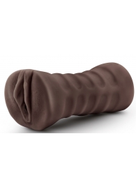 Коричневый мастурбатор-вагина Hot Chocolate Brianna - Blush Novelties - в Златоусте купить с доставкой