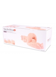 Мастурбатор-полуторс Valentina с двойным слоем материала - KOKOS - в Златоусте купить с доставкой