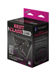 Черный пояс для насадок BEST CLASS STRAP - LOVETOY (А-Полимер) - купить с доставкой в Златоусте